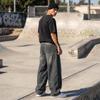 2026 Spring Summer New Men's Loose Straight Pants Wide Leg Long Trousers Streetwear Trendy Quick Drying Breathable Denim Jeans
