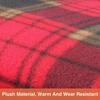 12V Electric Heated Blanket Warm Over Throw Fleece 4 Heating Levels UK