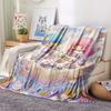 1PC Little Twin Stars Print Flannel Blanket, High quality All Seasons, Home Decor, Warmth and Comfort, Perfect for Christmas Gifts