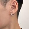 Eye Ear Clip - Genderless Hip-Hop Zirconia Limited Edition Design Elegant and Luxurious Multi-Purpose Couple Earrings