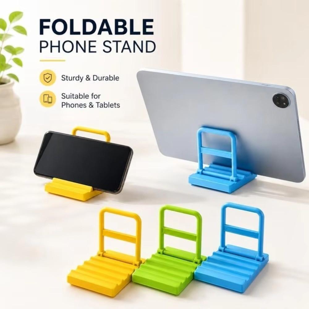 Compact Phone Stand Plastic Mini Lazy Bracket Universal Desktop Holder For Phones & Tablets