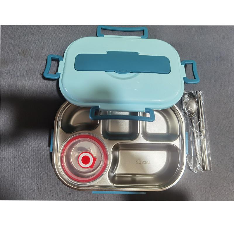 Food Storage Container Dinnerware Stainless Steel Lunch Bento Box Food Storage Student