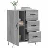 Sideboard Grau Sonoma 695x34x90 cm Holzwerkstoff