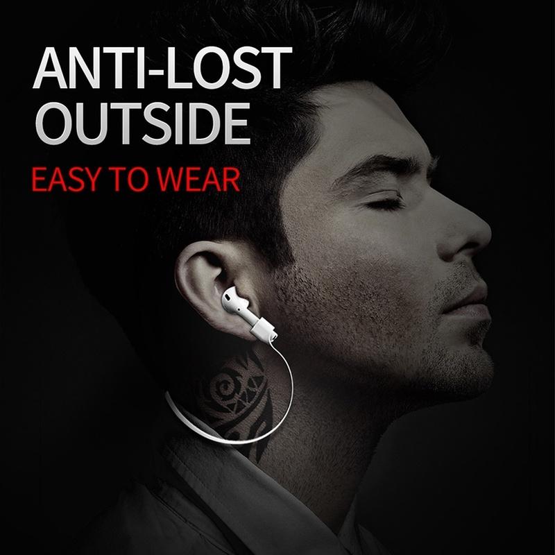 Silikon Anti-verloren Kopfhörer Halter Kabel für AirPods 1 2 3 Drahtlose Bluetooth Kopfhörer Magnetische Silikon Halsband Schnur string