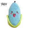 Soft Bite Resistant Dog Plush Corn Toy, Squeaky Chew Crinkle Stuffed Safe Toys for Puppies Puppy Teething Toy Small To Medium Dogs Funny Boredom