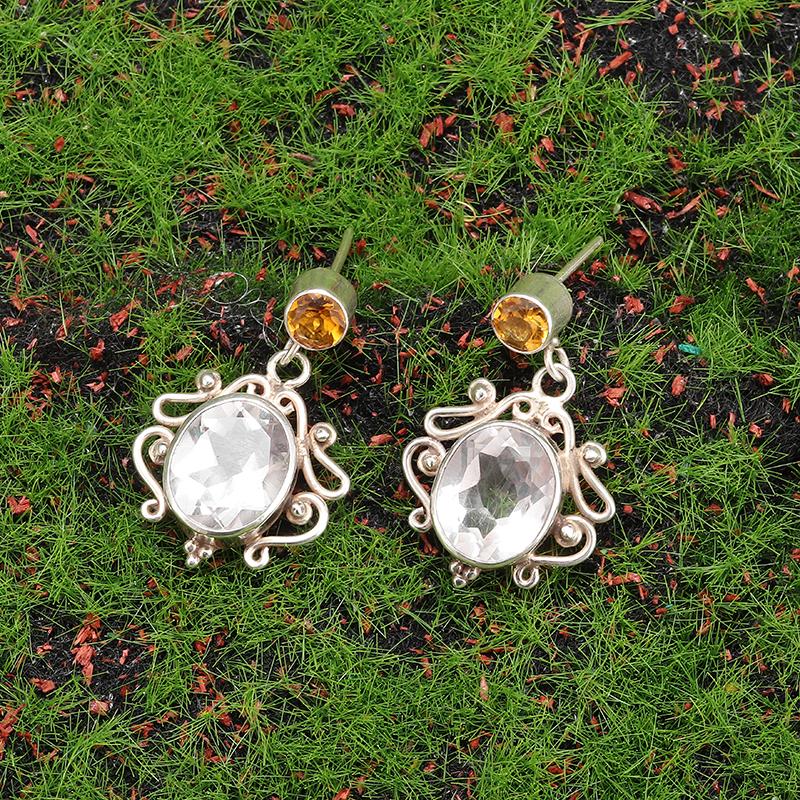 Silver-Plated Hand-Carved Pattern Circle Dangle Earrings for Women Retro Exaggerated Hypoallergenic Earrings Fashion Jewelry