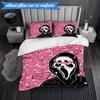 Horror Movie Characters 3pcs K-pop music group Bedding set,Ideal for Bedroom, Dormitory,Including Duvet Cover And 2pcs Pillowcases,Fan gifts