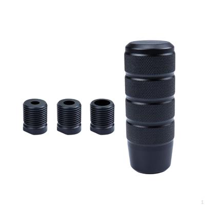 Aluminum 3.7inch Car Shift Knob for Cars, Trucks, Buses, SUV with 3 Rubber Rings