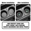 2025 Hot 1/2/4Pcs Car Coaster Water Cup Mat Non-Slip Pad Accessories For Skoda Rapid Scala Kodiaq Fabia Kamiq Karoq Octavia 2 3