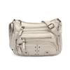 New Soft Leather Women's Bags Multi-Layer Pockets Crossbody Shoulder Bags Classic Luxury Handbags Ladies and Girls