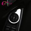 Color My Life ABS Chrome Rearview Mirror Adjustment Knob Panel Cover Trim for Ford Focus 3 4 MK3 MK4 2012 - 2018
