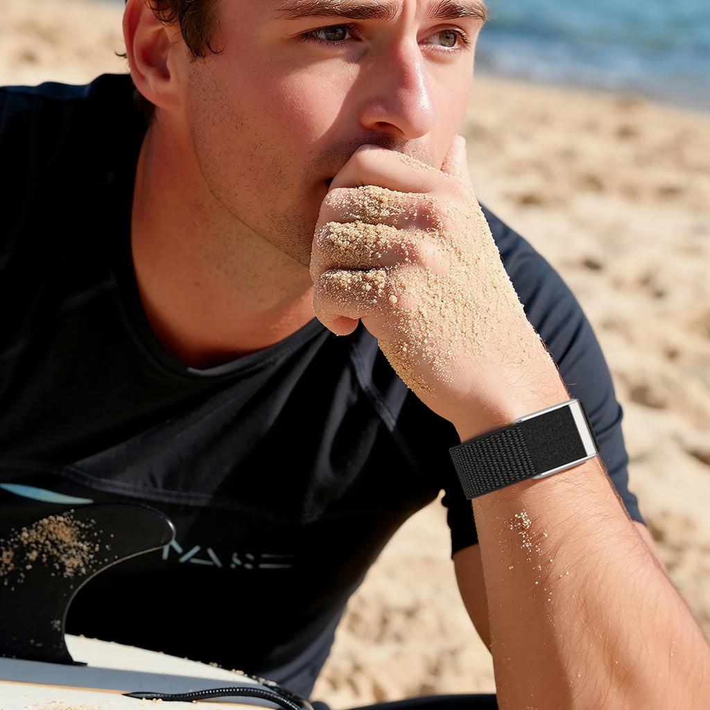 WHOOP 5.0 Armband Nylon Fitness Weich Atmungsaktiv Ersatzarmband Verstellbar Schutz Hülle Sport Armband Strap ,whoop 5.0 EKG-kompatible Version