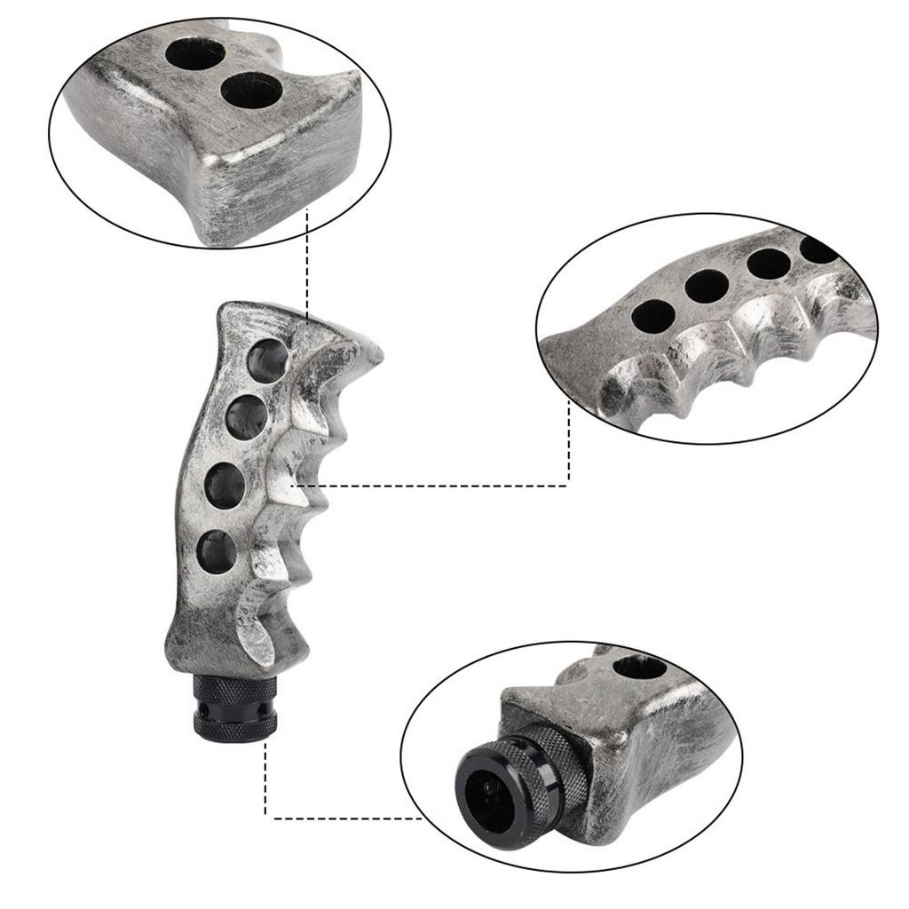 Unique Gear Stick Knob Handle Gear Shifter Head Gearstick Handball Suitable for Manual Transmission Resin Aluminum Blend