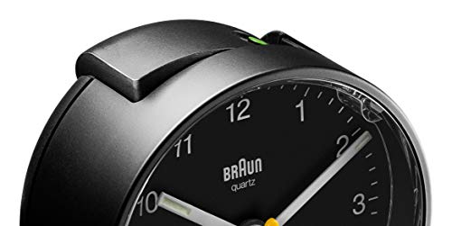 [Regular Imported Product] BRAUN/Brown Classic Analog Alarm Clock Black BC01B