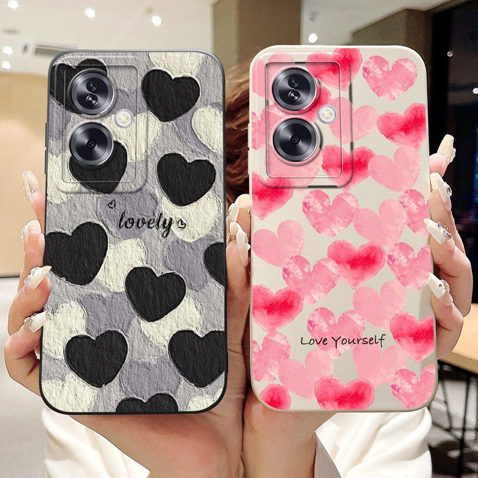 For OPPO A79 5G Beautiful Bow Rose Painting Phone Case For Oppo A79 5G CPH2553 CPH2557 Shockproof Soft Silicone Cases