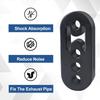 LEONTOOL Muffler Hanger, 4 Holes, Reinforced Rubber Bushing, Set of 4, Muffler Hanging Rubber,