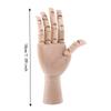 1pcs Flexible Movable Fingers Wooden Hand Model Adjustable Joint Right Hand  Sketch Drawing