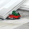 Cartoon Frog Driver Brooch Anime Game Mushroom Dinosaur Animal Enamel Pins BackPack Shirt Lapel Pin Funny Badge Jewelry for Kids