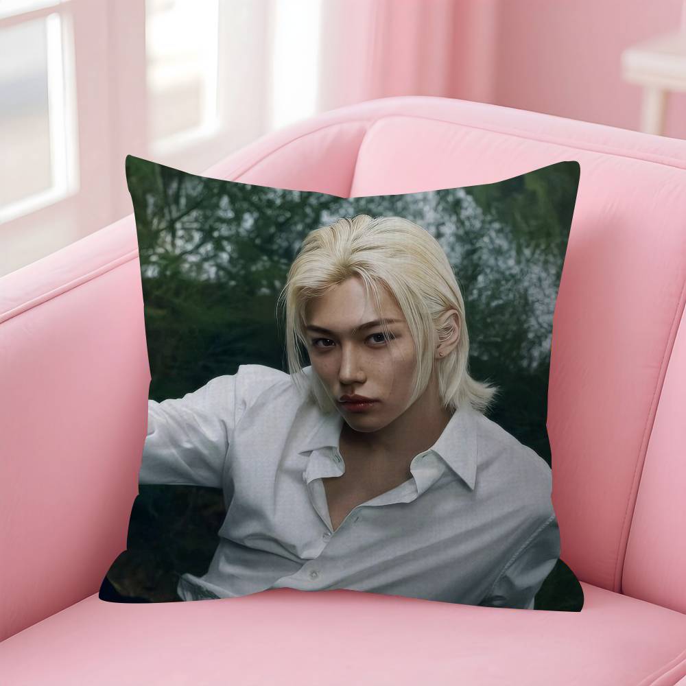 Decorative Room Aesthetics Pillow Case Home Decor Bedroom Sofa Bed Couch Pillow Cover 45X45 Idol Cool F-Felixs Singer