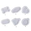Pendant Oval Fan-shaped Round Bone Listing Silicone Mold Ornament Plaster Mold