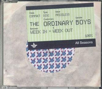 CD ORDINARY BOYS - Week In Week Out 5050467305151 B-UNIQUE Japan Pop Used