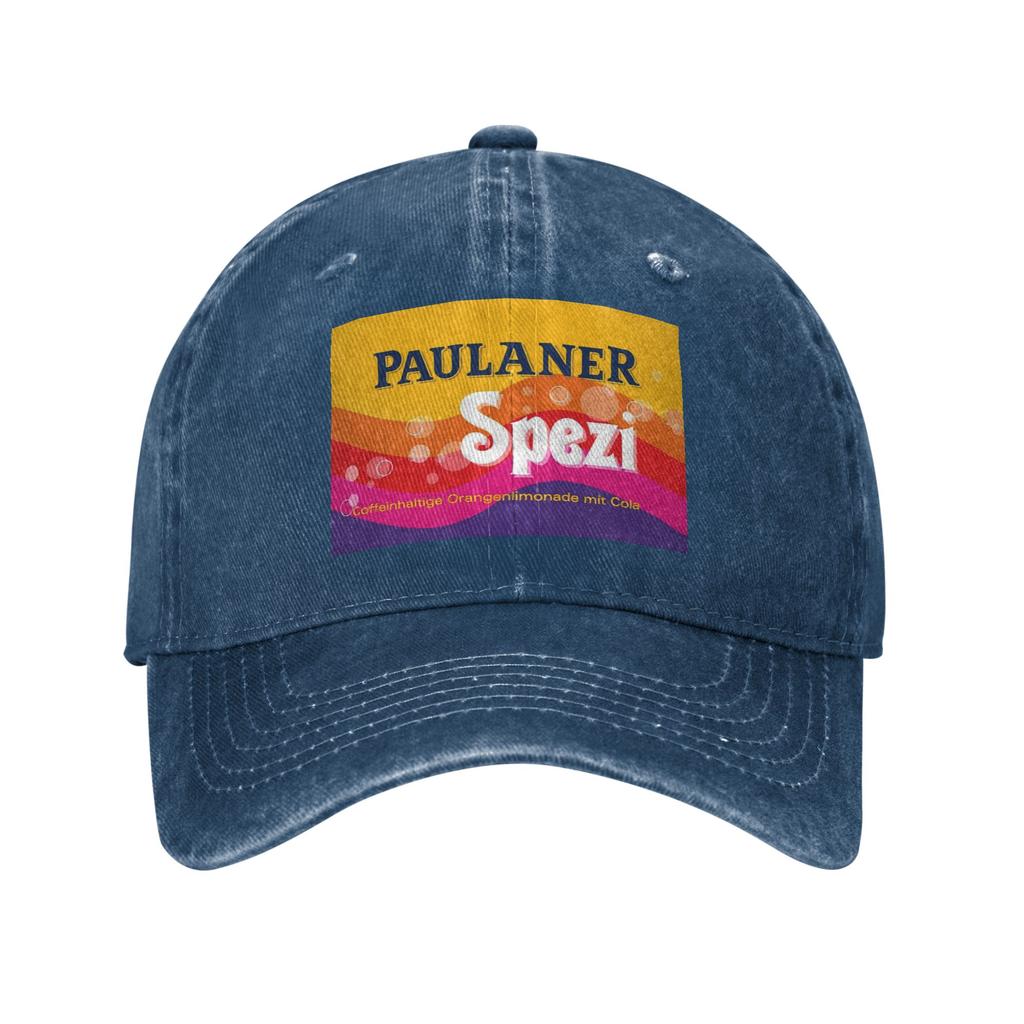 Paulaner Spezi Cappellino in tessuto denim Cappellini da baseball casual Cappello regolabile Cappelli da baseball estivi unisex