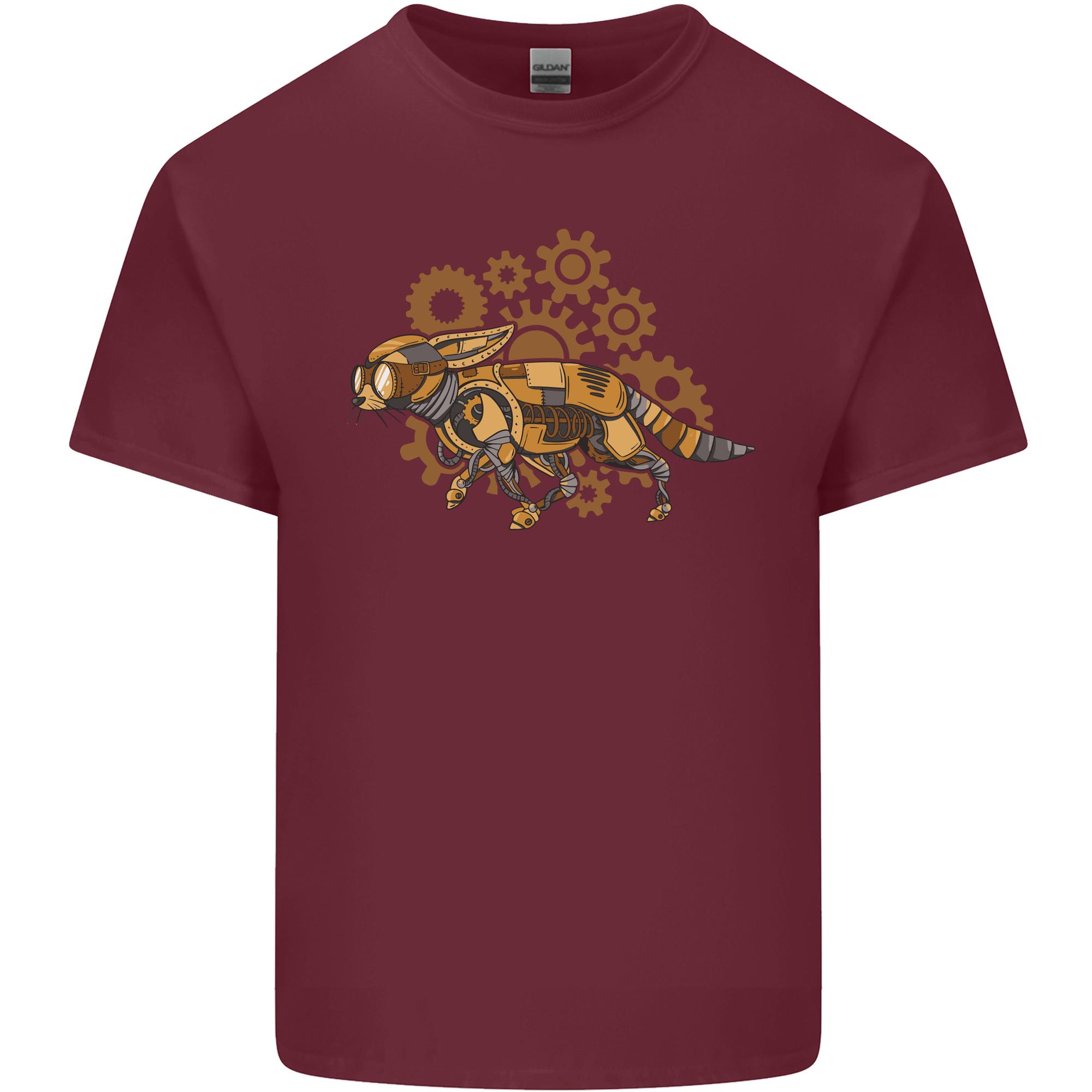 Steampunk Fox Unisexs Light Cotton TShirt S
