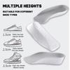 1.5-3.5CM Invisible Height Increasing Insole Orthopedic Arch Support Insole Soft Elastic Light Weight for Men Women Shoes Pads