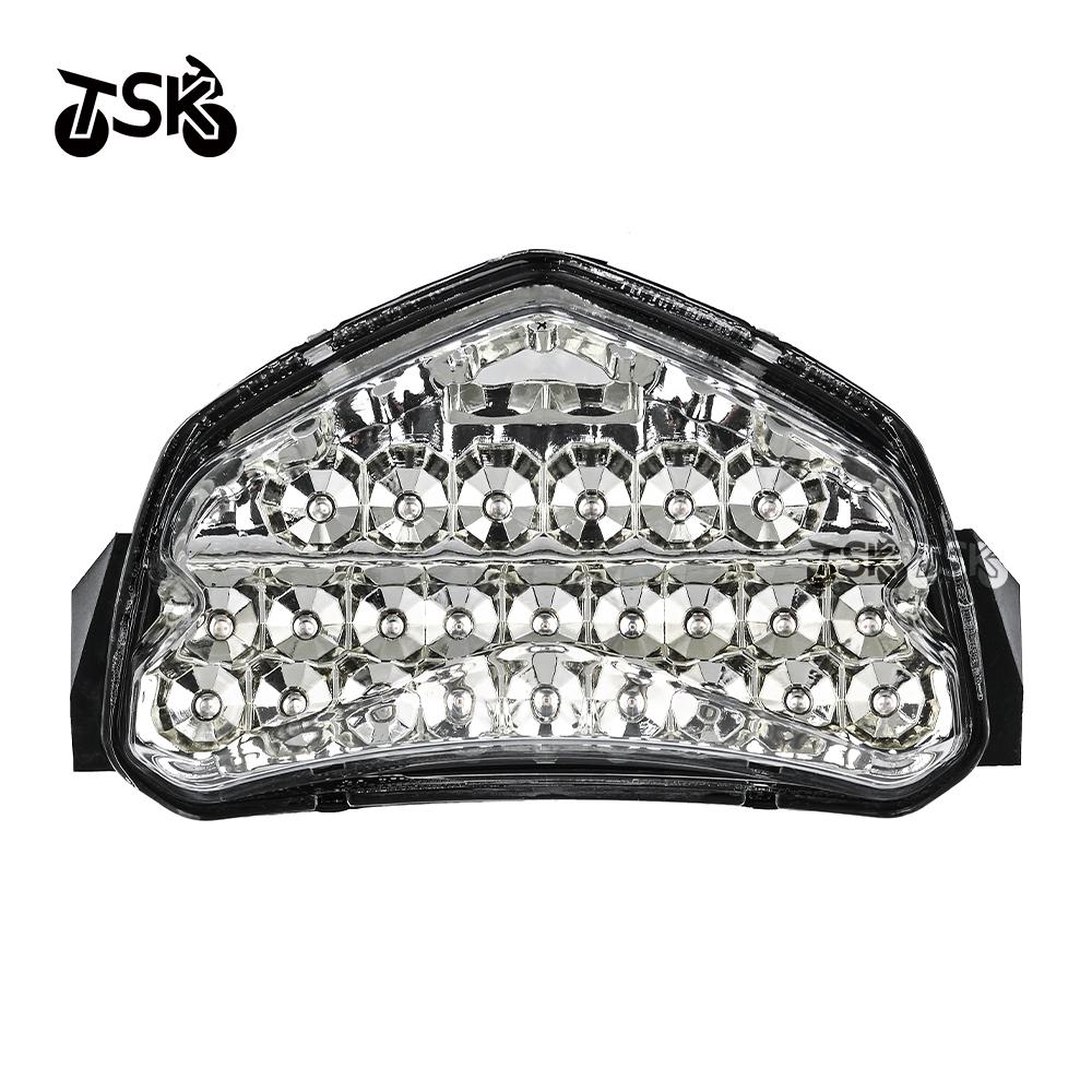 Motorcycle LED Tail Light Indicator Stop Brake Rear Warning Turn Signal Lamps Taillights for Suzuki GSXR600 GSXR750 K4 2004-2005