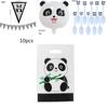 Whimsical Panda Party Supplies Tableware Decor Perfect For Children's Day Gatherings