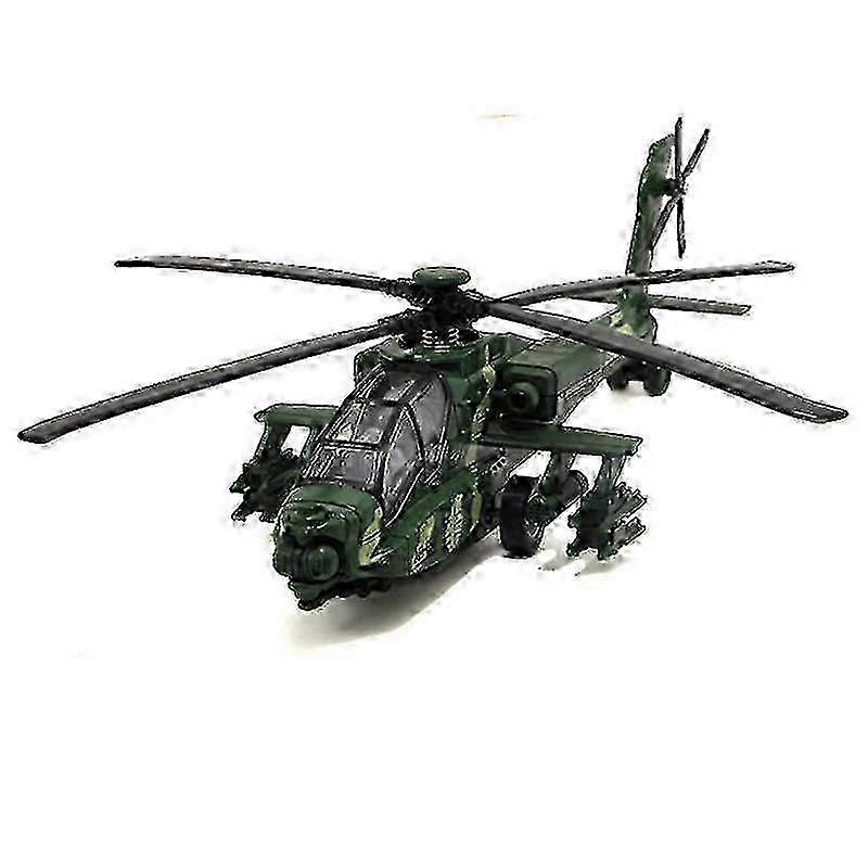 2025 Spielzeugflugzeug Legierungsflugzeugmodell Simulation Apache Hubschrauber Jäger