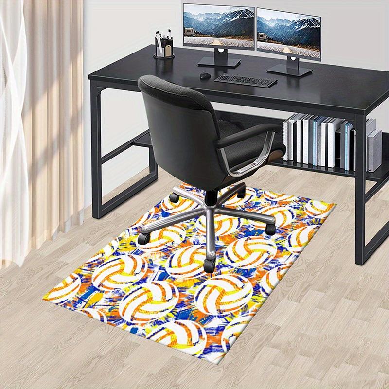 

Office Carpet: Abstract Volleyball Patterned Sofa Rug for Chair Protection 60cm by 90cm