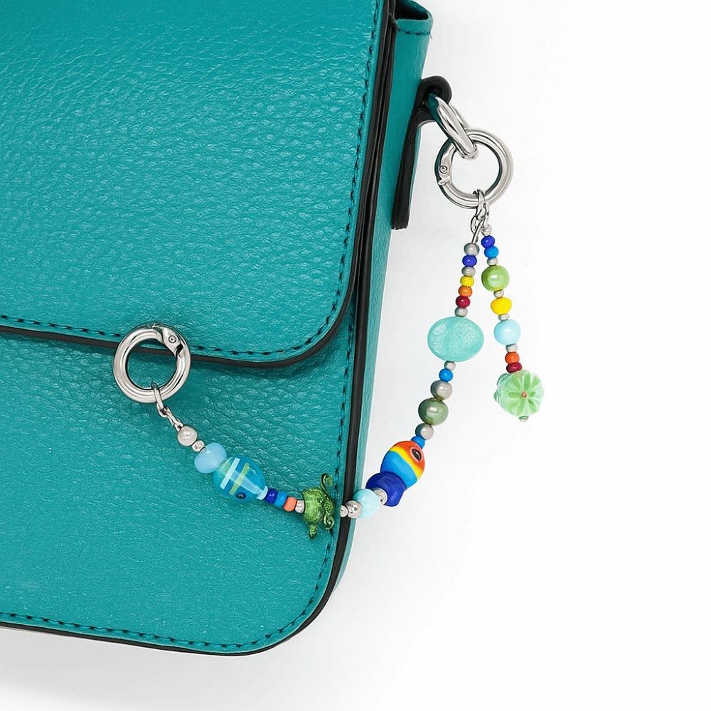 Zink Zinklegierung Perlen Handykette Y2K Vielseitig Taschenanhänger Taschenzubehör Bunter Taschenanhänger Damen