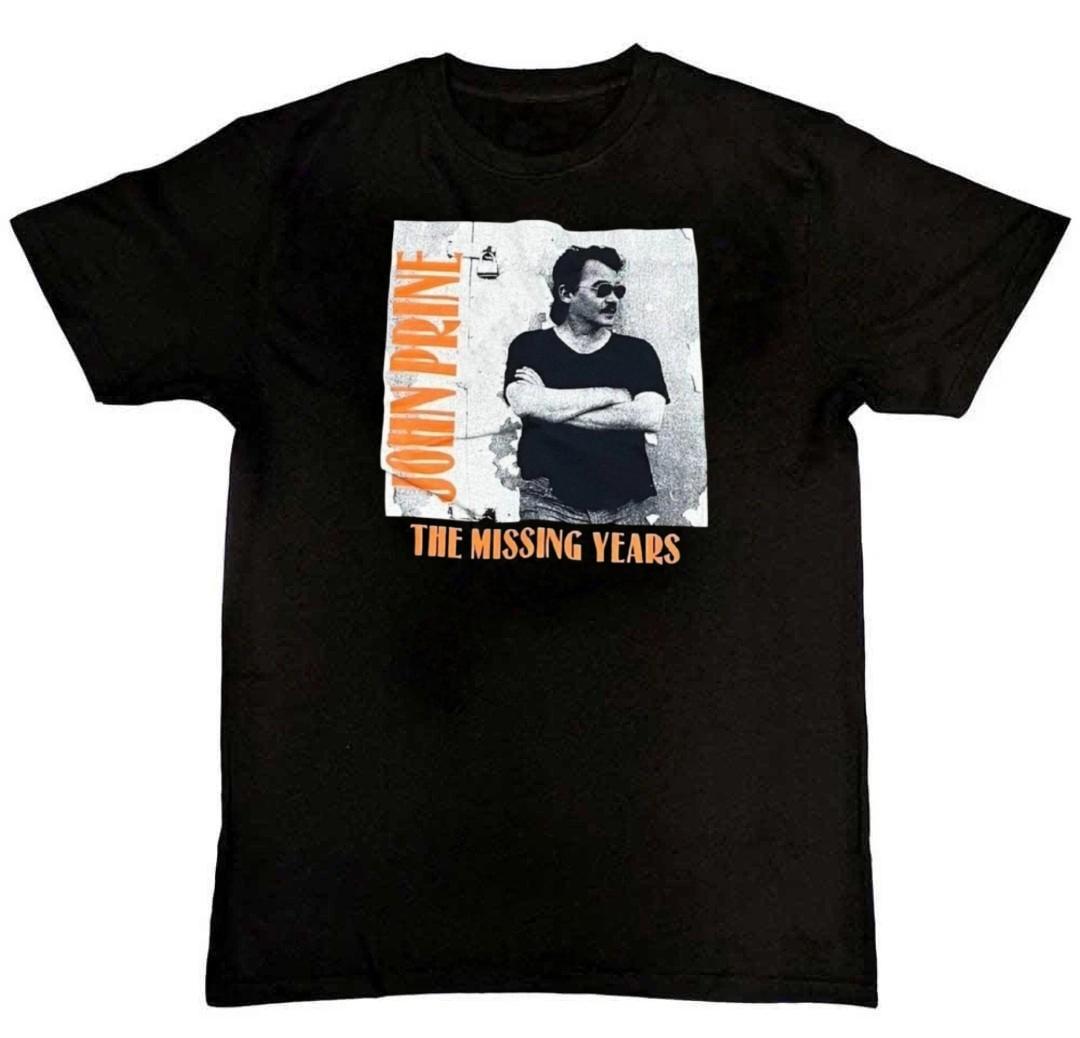 Vtg John Prine The Missing Years Graphic Print T-Shirt XL