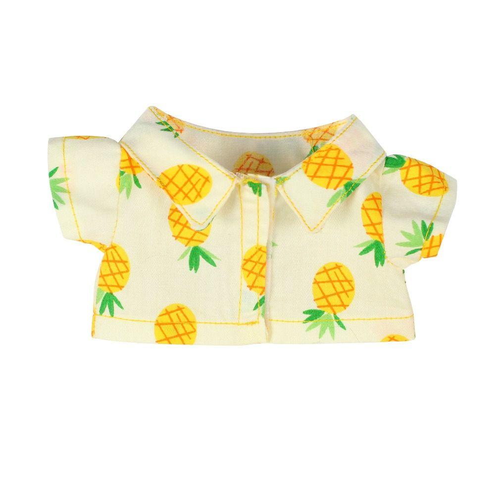 20cm Doll Fruit Beach Pajamas Fashion Doll Mini Sleep Wear Overall Clothes For Stuffed Cotton Dolls Toys Accessories Idol Doll