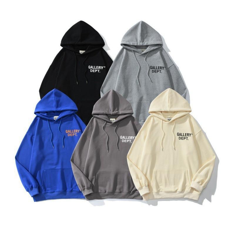 High Street Classic Printed Hoodie Loose Fit Cotton Blend Sweatshirt Women Teenagers