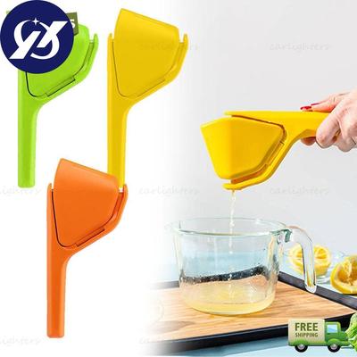 Easy Squeeze Lemon Juicer Manual Orange Citrus Juice Maker Hand Squeezer Foldabl
