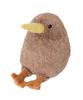 Bleu Bleuet Naito Design Institute Round Kiwi Plush Toy (Dark Brown)