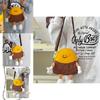 Charming Japanese Style Plush Potato Cartoon Crossbody Bag For Kids With Fun Print