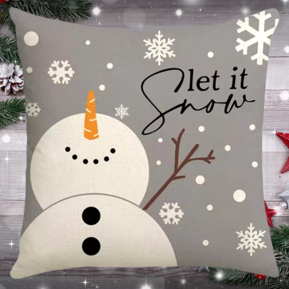 Christmas Pillowcase Set 4 Pcs Decorative 45X45 [Pillowcase3]
