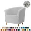 Soft Velvet Bath Tub Chair Covers Stretch Elastic Armchair Cover Solid Color Single Sofa Slipcover for Living Room Bar Counter