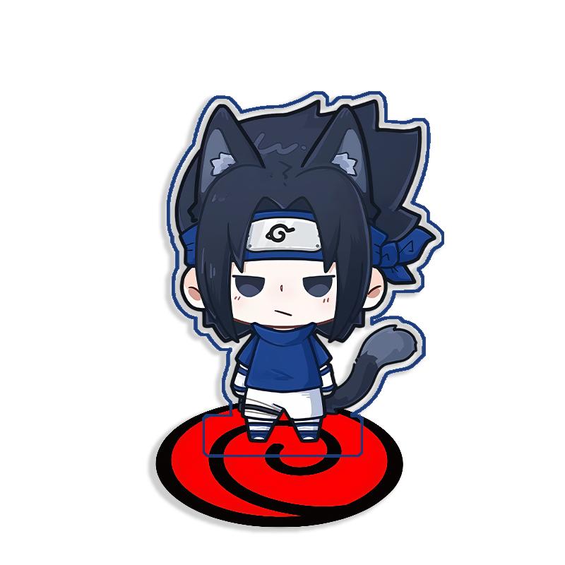 For Naruto Sakura Haruno Uzumaki Naruto Uchiha Sasuke Acrylic Self Made Cartoon Anime Game Desktop Decoration Toy Fans Gift 15cm