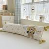 Pernă lungă decorativă 2026 Bumbac Strat Dublu Brodată - Suport, Spătar, Husa Detașabilă & Lavabilă