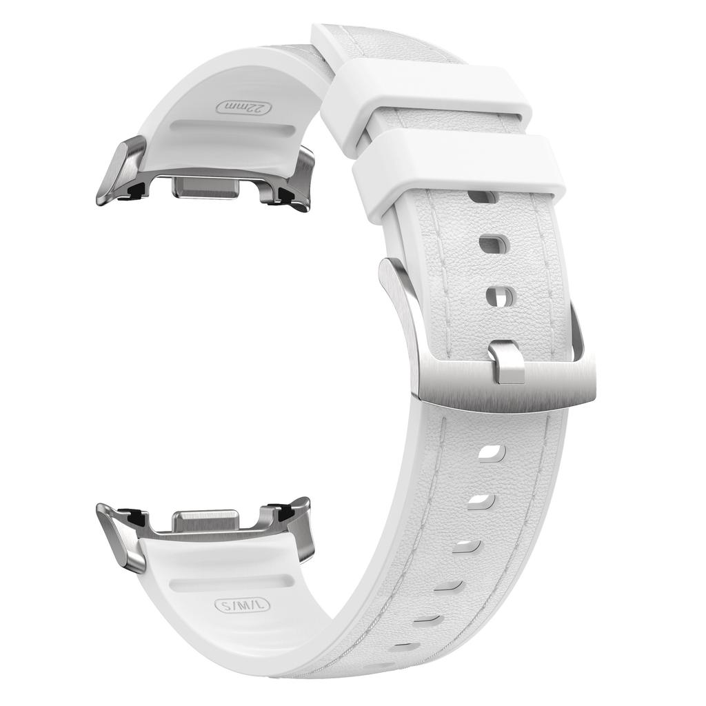 Cinturino in Pelle e Silicone per Samsung Galaxy Watch 8 Classic 46mm Cinturino di Ricambio Watch8 44mm 40mm Accessori Bracciale
