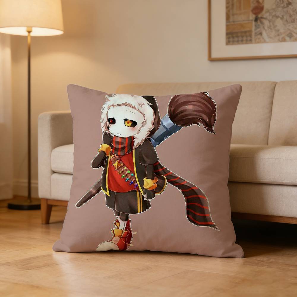 Fell Ink Sans UUndertale Pillow Case for Sofa Living Room Home office Decor Protective Cover