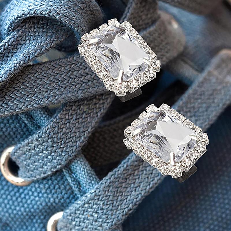 

1 шт., украшение для шнурков с бриллиантами, роскошная блестящая пряжка, аксессуары для обуви, пластиковые подвески для обуви, дизайн для кроссовок