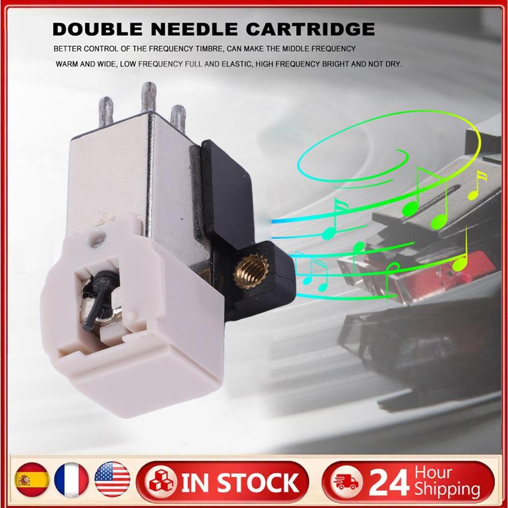 AT-3600/AT-91/AT-91R Moving Magnet Turntable Cartridge Replacement Moving Magnetic Stylus Machine for Turntable Record Player