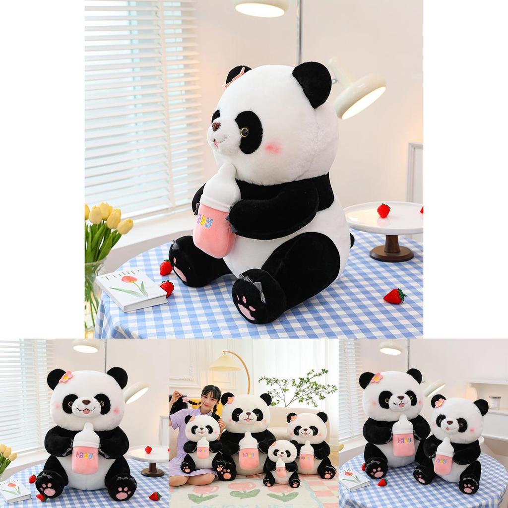 Panda Kuscheltier Geschenk Weiches Stofftier Puppe Mit Niedlichem Design Für Kinderzimmer Dekoration