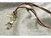 Retro Robot Pendant Necklace with Leather Sweater Chain