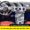 Interior TPU For Mercedes Benz AMG A35 A45 - Protective Film Cover Anti-Scratch Navigation Screen Automotive Film
